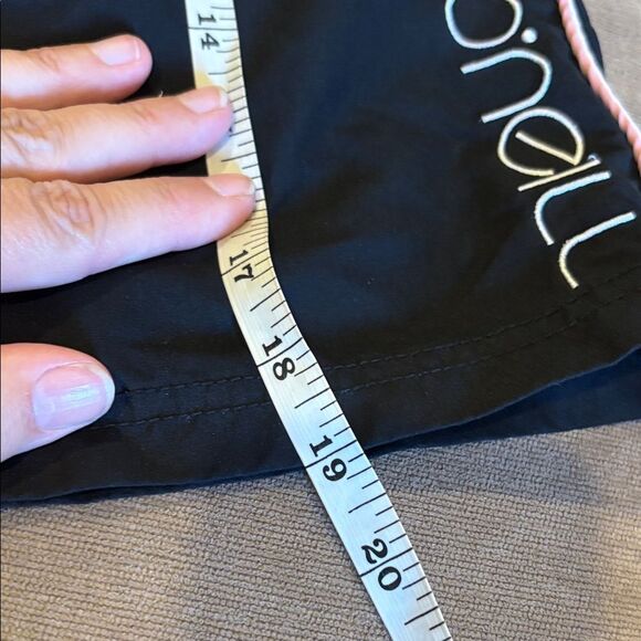 O'Neill Black Shorts with Pink Trim - Picture 5 of 5